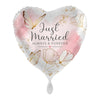Ballon Just Married (rempli d'hélium)