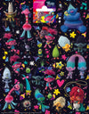 Colle - Ensemble d'autocollants Trolls World Tour
