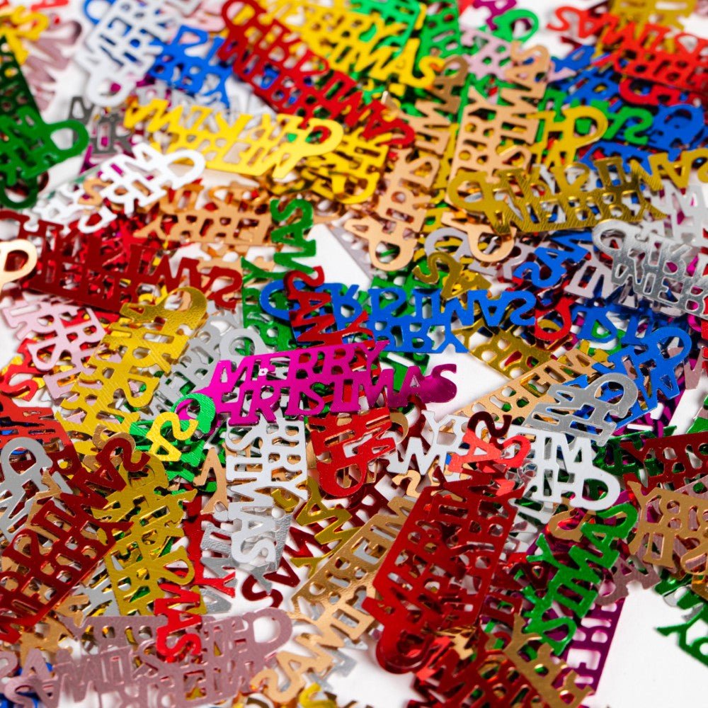 Künstliche Konfetti Multicolor Merry Christmas - Konfetti