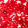 Coeurs de confettis artificiels rose 