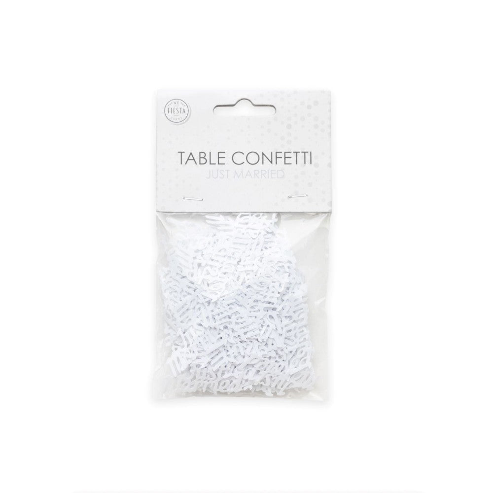 Künstliche Konfetti Weiss Just Married - Konfetti