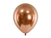 Kupferrot Glossy Ballon Rund