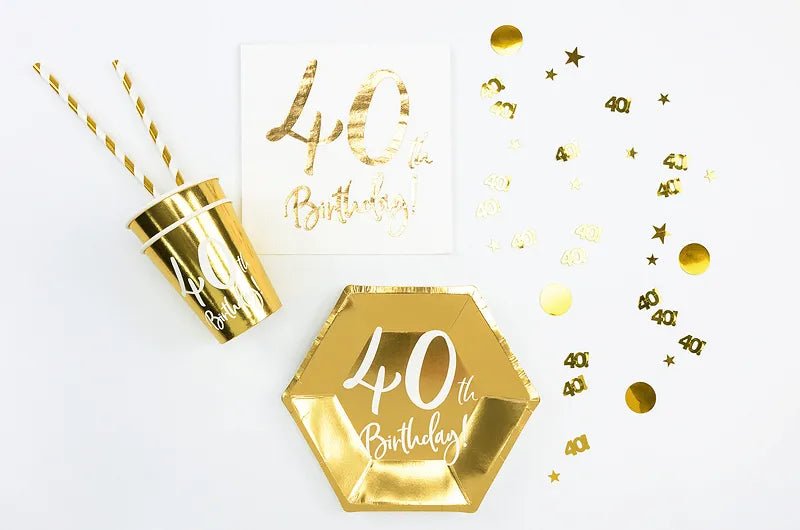 Metallic Konfetti 40 Gold - Konfetti
