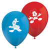 Ballon en latex Mickey Mouse / Donald Duck coloré 