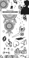 Monochrome Tattoos temporär