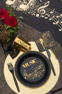 Musik Party Papier Teller - Teller