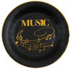 Musik Party Papier Teller