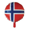 Ballon drapeau de la Norvège (rempli d'hélium)