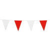 Chaîne fanion rouge blanc - guirlande