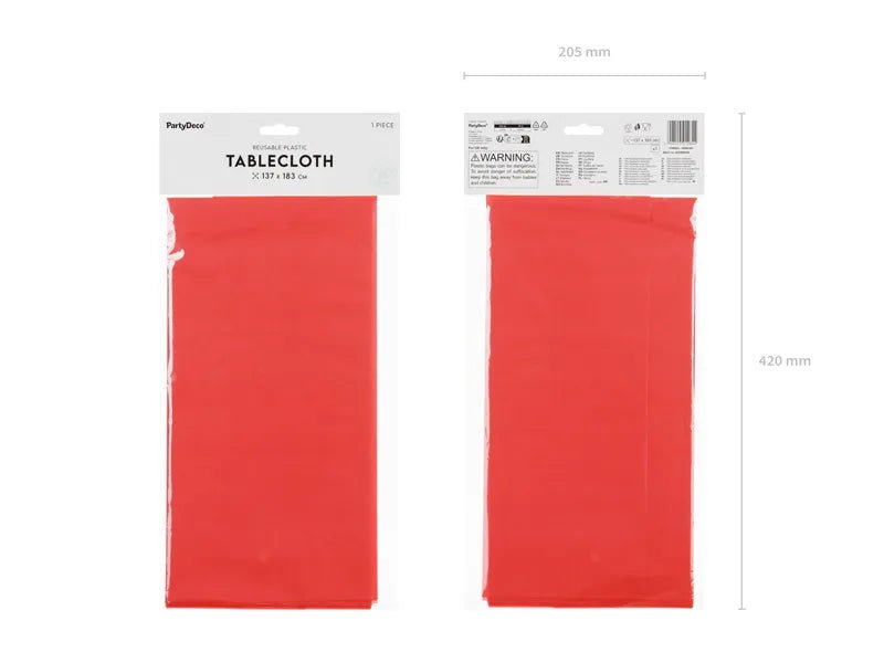 Rote Tischdecke - Tischtuch