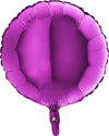 Rund viollett Ballon (mit Helium gefüllt)