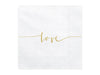 love gold Servietten