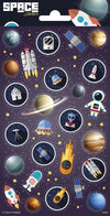 Space Rakete Weltraum Stickers