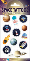 Space Rakete Weltraum Tattoos temporär
