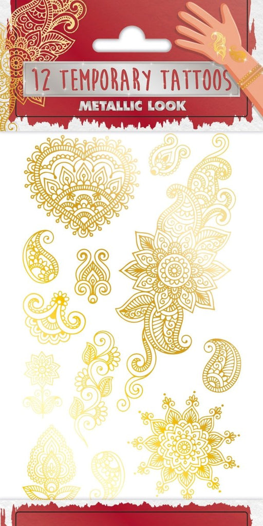 Summer Metallic Tattoos temporär - Temporäre Tattoos