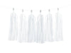 Tassel Girlande weiss