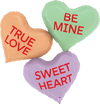 Ballon coeur "Je t'aime" (rempli d'hélium) 
