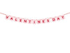 Valentinstag Banner Girlande