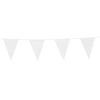 weisse Wimpelkette - Girlande