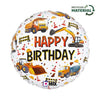 XL Bagger Happy Birthday Ballon (mit Helium gefüllt)