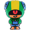 XL Brawl Stars Leon Ballon (mit Helium gefüllt)