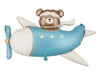 XL Flugzeug Bär Ballon (Teddy) Ballon (mit Helium gefüllt)