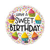 XL Have a sweet Birthday Cupcake Ballon (mit Helium gefüllt)