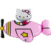 XL Hello Kitty Flugzeug Pink Ballon (mit Helium gefüllt)