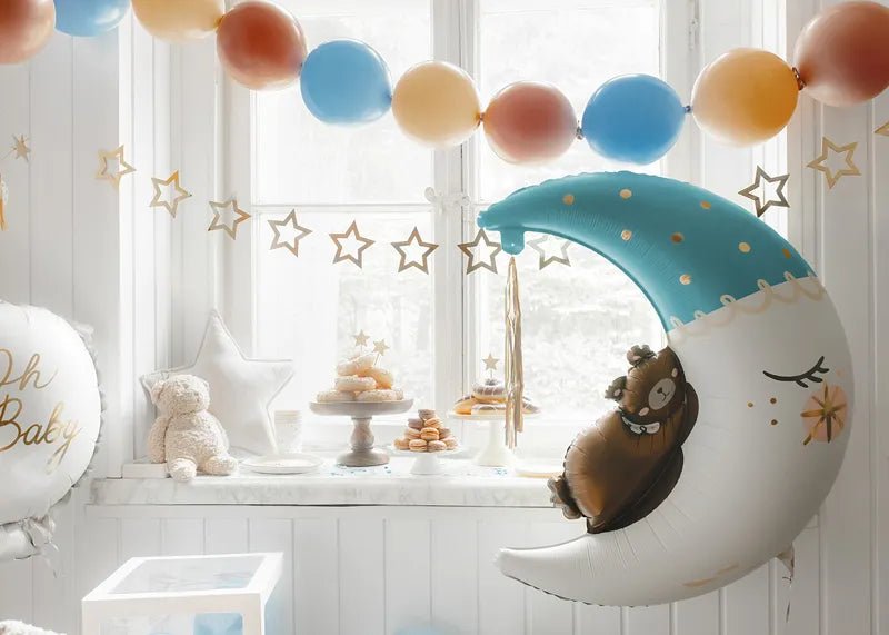 XL Mond Bär Ballon (Teddy) Ballon (mit Helium gefüllt) - Supershape helium