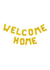 Guirlande de ballons XL Welcome Home doré