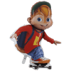 XXL Alvin and the Chipmunks Ballon (mit Helium gefüllt)