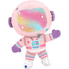 XXL Lady Astronaut Ballon Ballon(mit Helium gefüllt)