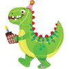 Ballon Dino bleu XL (rempli d'hélium) 