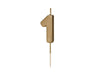Bougie chiffre or 