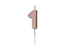 Bougie chiffre or 