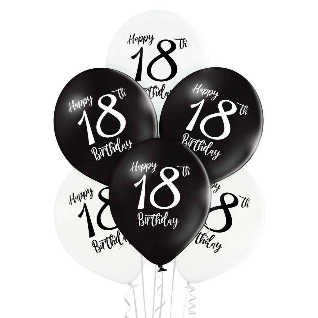18 Jahre Geburtstag Ballon - Latex bedruckt