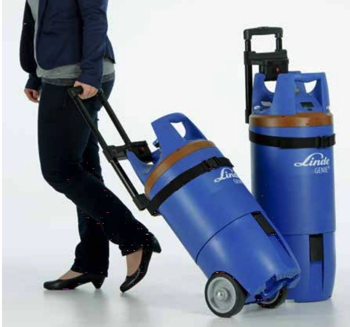 20 Liter Ballon Helium + Abfüll-Ventil + Transportwagen - Helium