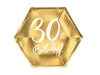 plaque 30e anniversaire or 