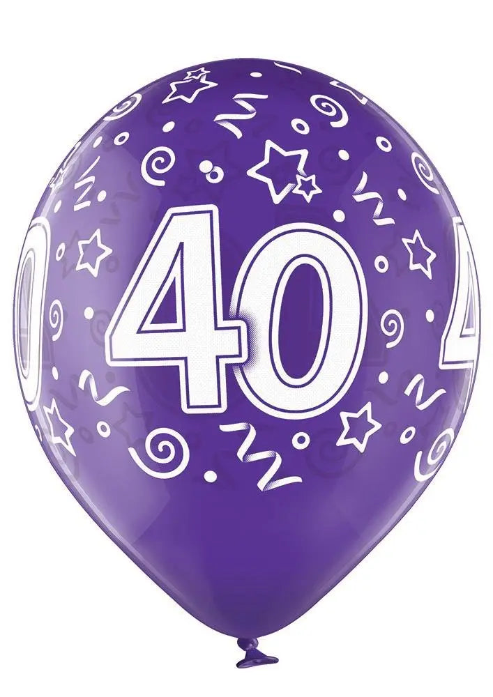 40 Jahre Geburtstag Ballon - Latex bedruckt