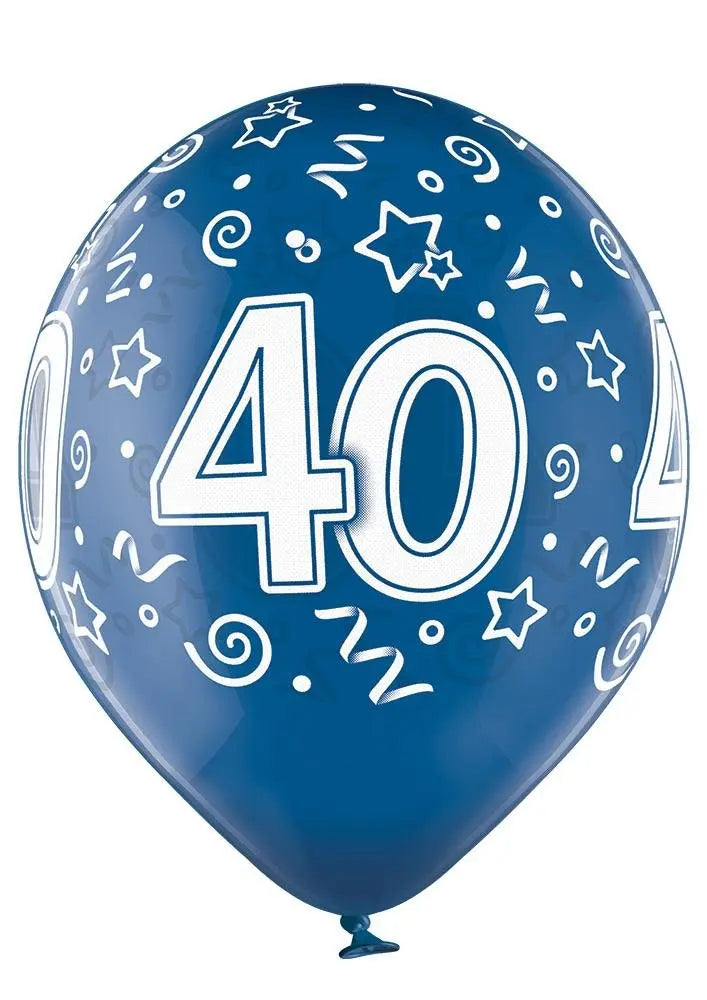 40 Jahre Geburtstag Ballon - Latex bedruckt