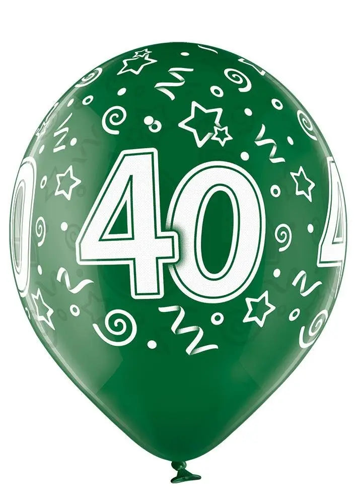 40 Jahre Geburtstag Ballon - Latex bedruckt
