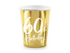 60th birthday mug gold 