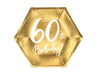 plaque 60e anniversaire or 