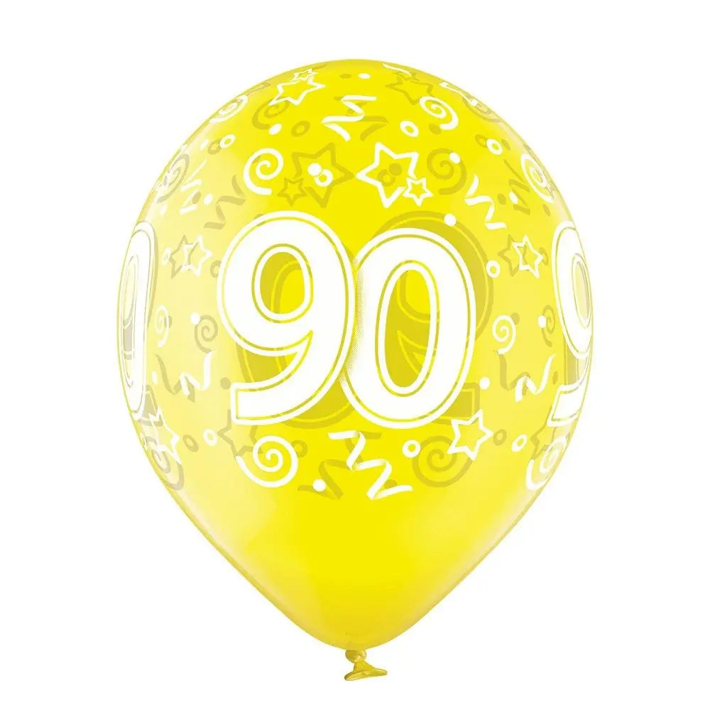 90 Jahre Geburtstag Ballon - Latex bedruckt