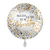 Ballon joyeux anniversaire (rempli d'hélium) 