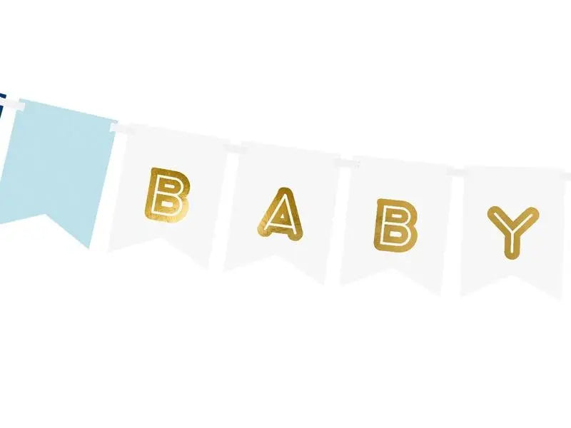 Baby Boy Banner Girlande blau - Girlanden Banner