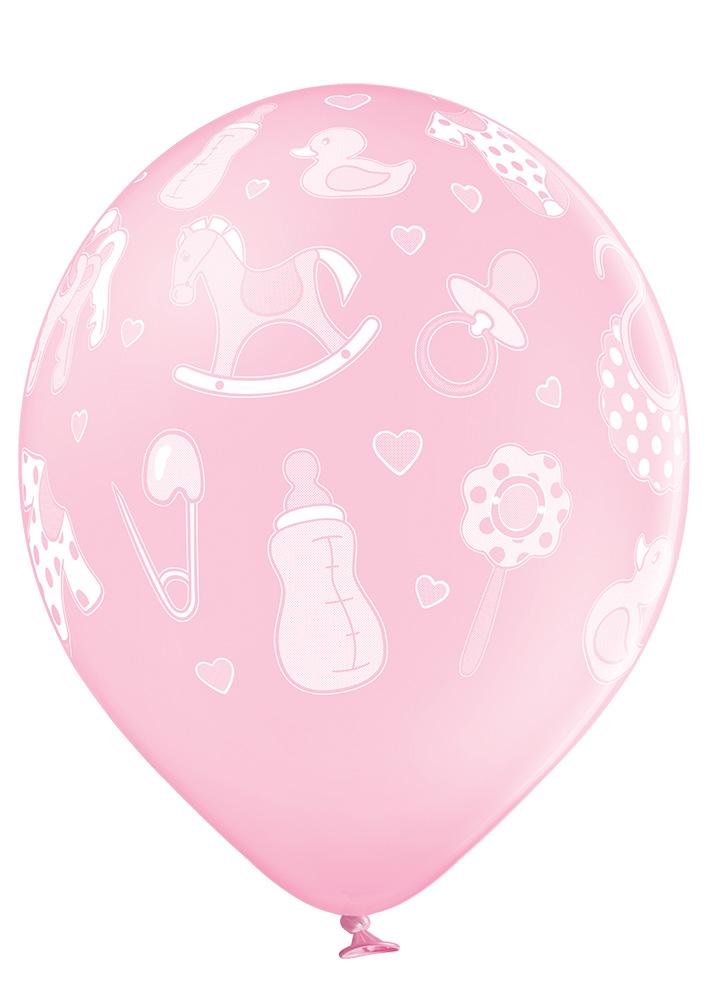 Baby Girl Ballon - Latex bedruckt