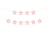 Guirlande bannière baby shower rose 