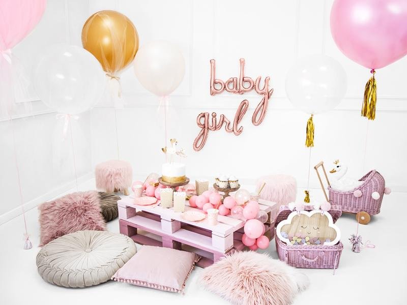 baby XL Ballon Banner rosegold - Ballon Banner