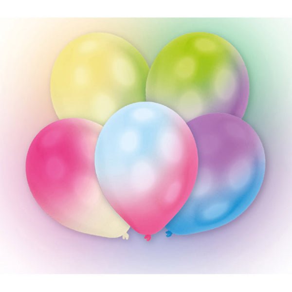Ballon assortiert leuchtend multicolor LED - Latex LED